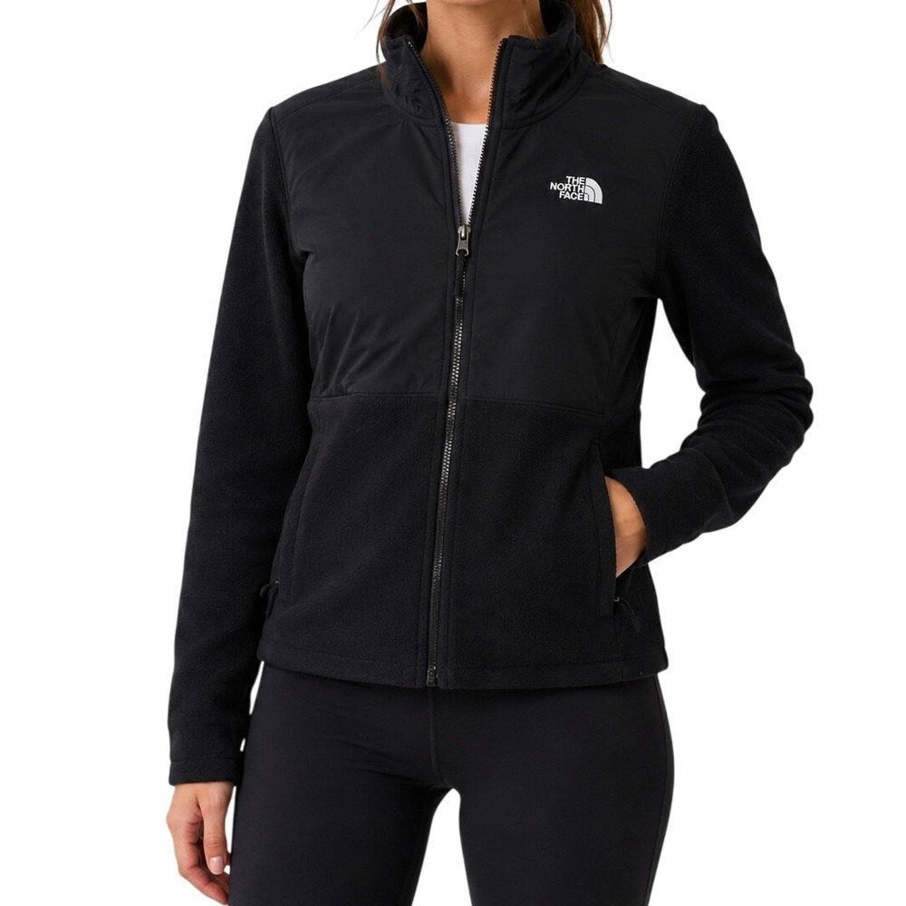The North Face Black‎ Full Zip Fleece Hybrid Jacket Women's Medium